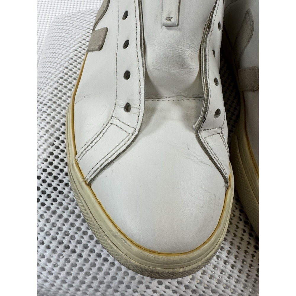 VEJA Esplar White Leather Sneakers Womens US 8 EU 39 Low Top EO0202335 - Picture 15 of 16